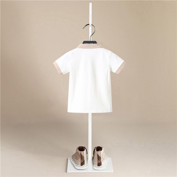 children's shirts new summer baby boy shirts blank tees short slee274e, White;black