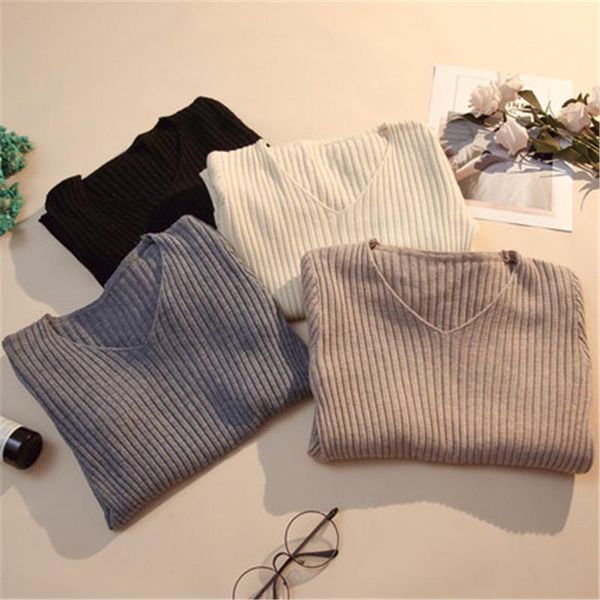 women's sweaters sweater 2021 autumn winter knitted pullovers all-match slim v-neck bottoming long-sleeved tight m799, White;black
women's sweaters sweater 2021 autumn winter knitted pullovers all-match slim v-neck bottoming long-sleeved tight m799, White;black