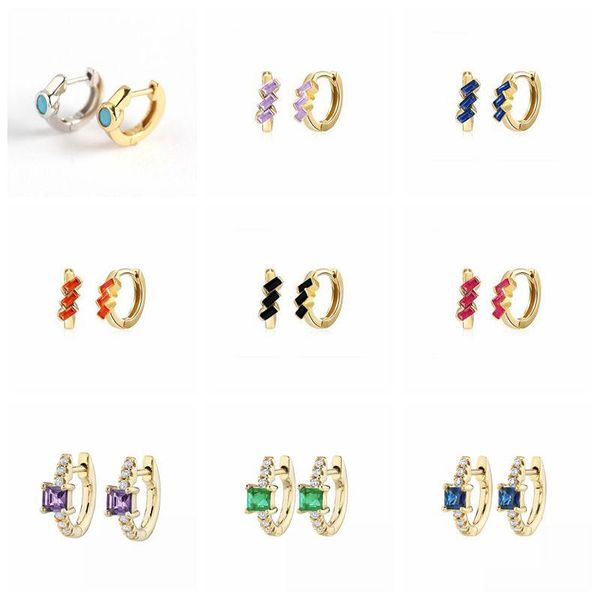 hoop & huggie 925 sterling silver ear buckle multicolor rhinestone series earrings for women girls zircon charm circle earring jewelry a3, Golden;silver
hoop & huggie 925 sterling silver ear buckle multicolor rhinestone series earrings for women girls zircon charm circle earring jewelry a3, Golden;silver