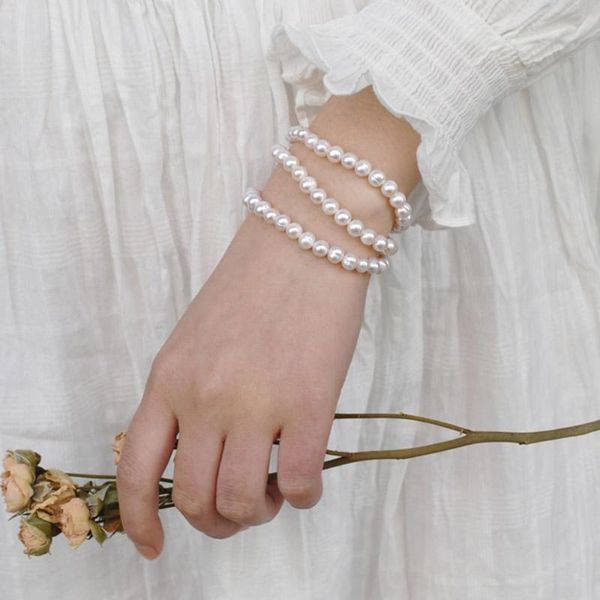 charm bracelets natural freshwater pearl bracelet for girls jewelry women 2021 trendy simple 6-7mm bead, Golden;silver
charm bracelets natural freshwater pearl bracelet for girls jewelry women 2021 trendy simple 6-7mm bead, Golden;silver