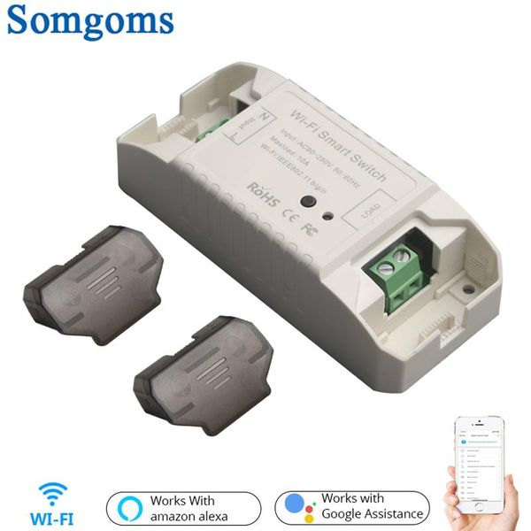 smart home control wifi breaker switch 90 to 250v on off light switches support app oice remote universal diy module
smart home control wifi breaker switch 90 to 250v on off light switches support app oice remote universal diy module
