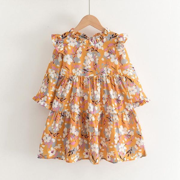 girl's dresses cute baby girls kids knee-length long sleeves lovely soft cotton printed girl clothing 2021, Red;yellow
girl's dresses cute baby girls kids knee-length long sleeves lovely soft cotton printed girl clothing 2021, Red;yellow