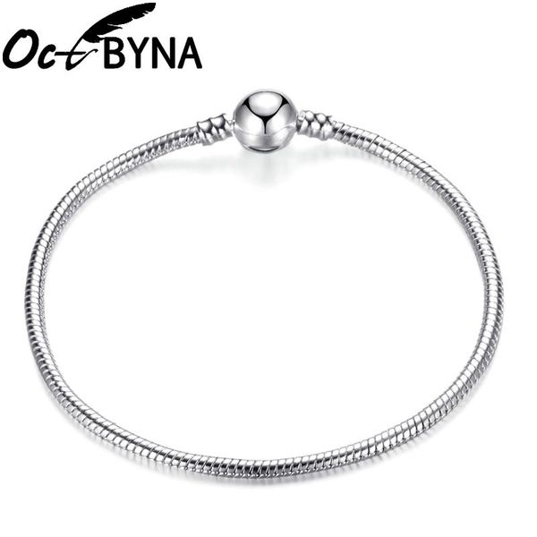 charm bracelets octbyna drop retro silver color fine bracelet snake chain fits for women diy jewelry gift making, Golden;silver
charm bracelets octbyna drop retro silver color fine bracelet snake chain fits for women diy jewelry gift making, Golden;silver