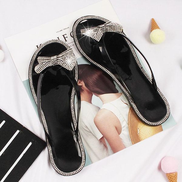 slippers 2021 women leisure bow flip-flops pvc ladies sandals beach flats rain jelly house female shoes woman flip flops zapatos de mujer, Black
slippers 2021 women leisure bow flip-flops pvc ladies sandals beach flats rain jelly house female shoes woman flip flops zapatos de mujer, Black