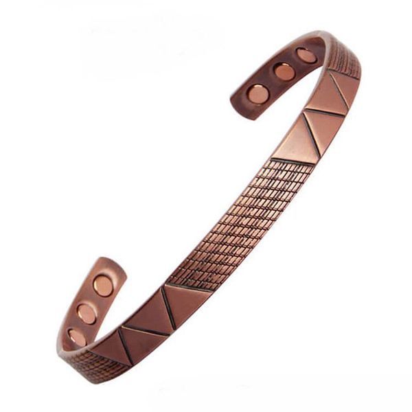 bangle women magnetic copper bracelet fashion rose gold color magnet healing jewelry for woman men accessories, Black
bangle women magnetic copper bracelet fashion rose gold color magnet healing jewelry for woman men accessories, Black