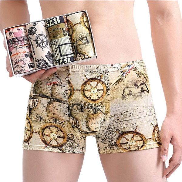 underpants 4pcs color printed letters flag shorts breathable seamless boxer ventilate comfortable short for man underwear, Black;white
underpants 4pcs color printed letters flag shorts breathable seamless boxer ventilate comfortable short for man underwear, Black;white