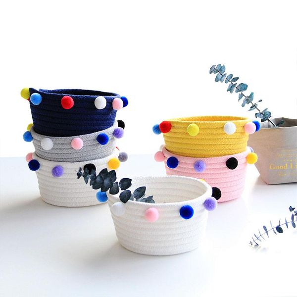 storage baskets wool ball cotton rope basket woven bathroom organizer home decoration box containers toy
storage baskets wool ball cotton rope basket woven bathroom organizer home decoration box containers toy