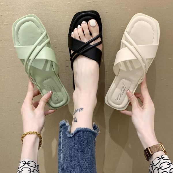 slippers women summer flat shoes female low luxury slides pantofle square toe rubber designer beach soft 2021 fashion basic pu f, Black
slippers women summer flat shoes female low luxury slides pantofle square toe rubber designer beach soft 2021 fashion basic pu f, Black