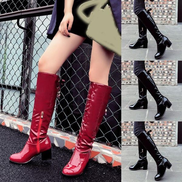boots winter women bow square heel side zip round knee bare western short plush casual long tube booties fhxn, Black
boots winter women bow square heel side zip round knee bare western short plush casual long tube booties fhxn, Black