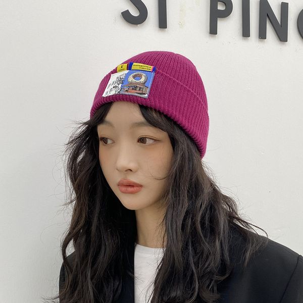 chaopai wool for women in autumn and winter warm ear protection designer versatile knitting graffiti cold hat, Yellow
chaopai wool for women in autumn and winter warm ear protection designer versatile knitting graffiti cold hat, Yellow