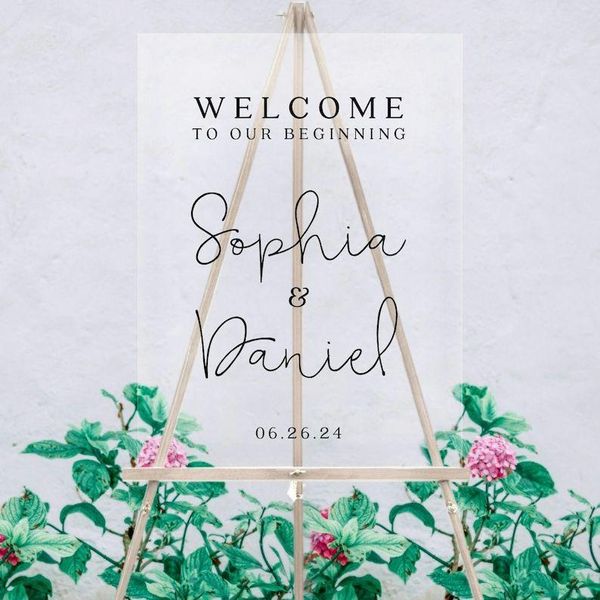 party decoration acrylic wedding welcome sign, to our digital file option, script, rustic
party decoration acrylic wedding welcome sign, to our digital file option, script, rustic