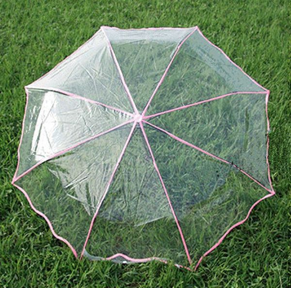 umbrellas fashion transparent three-folding umbrella students outdoor travel portable windproof rainy foldable parasol rain gear
umbrellas fashion transparent three-folding umbrella students outdoor travel portable windproof rainy foldable parasol rain gear