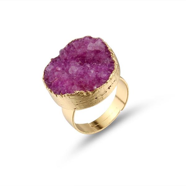 cluster rings dayoff irregular natural stone finger for women round drusy druzy ring female crystal wedding knuckle gift r69, Golden;silver
cluster rings dayoff irregular natural stone finger for women round drusy druzy ring female crystal wedding knuckle gift r69, Golden;silver
