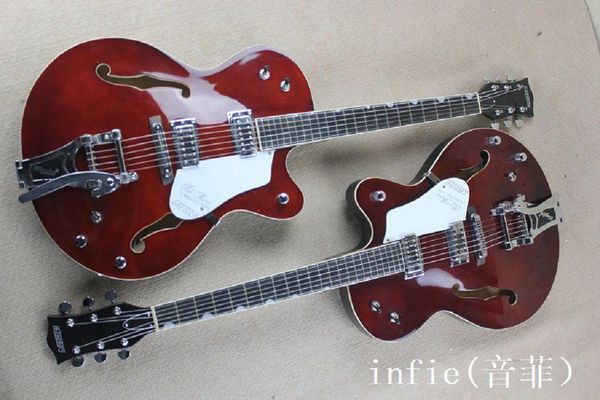factory custom guitar wine falcon 6120 semi hollow body jazz electric guitar with tremolo
factory custom guitar wine falcon 6120 semi hollow body jazz electric guitar with tremolo