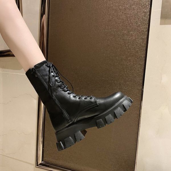 martin boots women's 2021 ins trend middle tube strap side zipper casual thick soled, Black
martin boots women's 2021 ins trend middle tube strap side zipper casual thick soled, Black