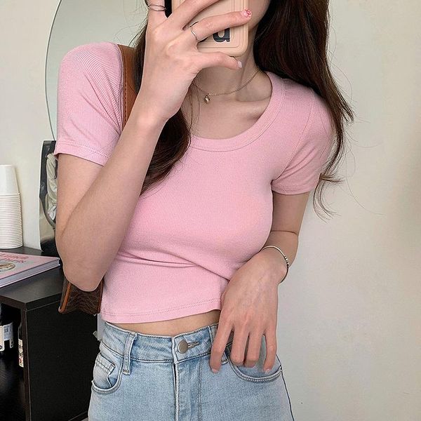 women's t-shirt summer clothing o-neck short sleeves tee shirt female basic blusas polyester casual harajuku women, White
women's t-shirt summer clothing o-neck short sleeves tee shirt female basic blusas polyester casual harajuku women, White