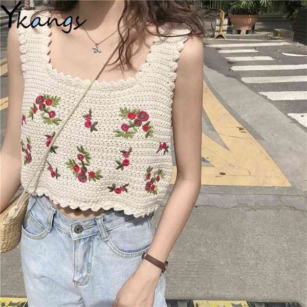 knitting embroidery corset sweetshirts women's summer sleeveless with suspenders cropped tank camis crop 210421, White
knitting embroidery corset sweetshirts women's summer sleeveless with suspenders cropped tank camis crop 210421, White