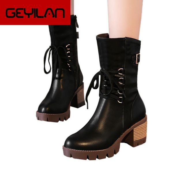 boots women's casual retro lace-up shoes thick heel keep warm middle tube boot 2021 winter booties bottes femmes, Black
boots women's casual retro lace-up shoes thick heel keep warm middle tube boot 2021 winter booties bottes femmes, Black