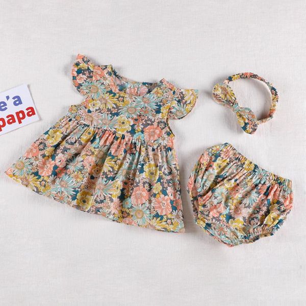 clothing sets korean japan style baby girls dress + pp shorts summer cotton flower short sleeve clothes suit, White
clothing sets korean japan style baby girls dress + pp shorts summer cotton flower short sleeve clothes suit, White