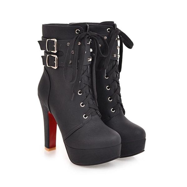 boots ochanmeb punk rock rivets studded shoes women 12cm spike high heels platform buckle shoe woman big plus size 47, Black
boots ochanmeb punk rock rivets studded shoes women 12cm spike high heels platform buckle shoe woman big plus size 47, Black