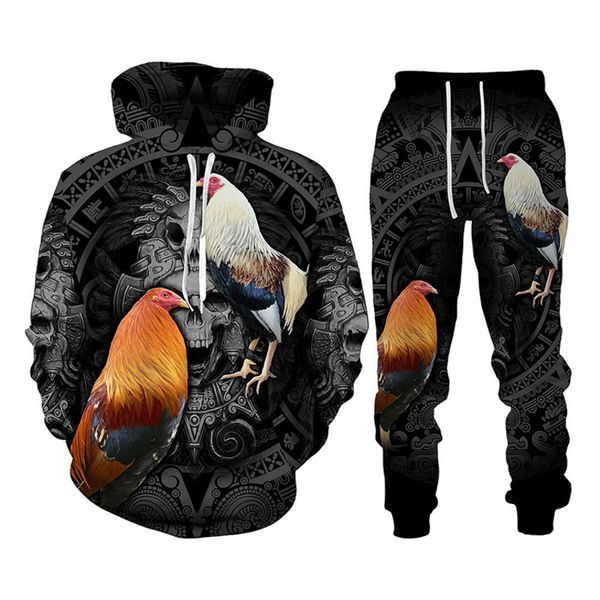 cool rooster - men's hooded sweatshirt, 3d printed sweatshirt set, hunting camouflage, sportswear, fashion clothing, Gray
cool rooster - men's hooded sweatshirt, 3d printed sweatshirt set, hunting camouflage, sportswear, fashion clothing, Gray