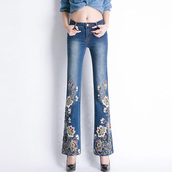 women's jeans brand pants 2021 handmade beading embroidered flare beautiful elastic skinny women sweet blue trousers plus size 36
women's jeans brand pants 2021 handmade beading embroidered flare beautiful elastic skinny women sweet blue trousers plus size 36
