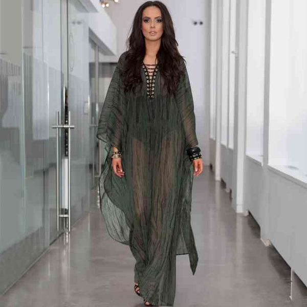 oversize kaftan beach cover up pareos de playa mujer wear bikini robe plage sarong tunic #q977 210420, White;black
oversize kaftan beach cover up pareos de playa mujer wear bikini robe plage sarong tunic #q977 210420, White;black