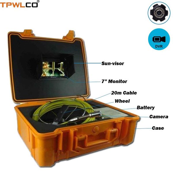 20m cable 7inch display pipe drain inspection cleaner system with dvr function waterproof 23mm video camera head ip cameras
20m cable 7inch display pipe drain inspection cleaner system with dvr function waterproof 23mm video camera head ip cameras