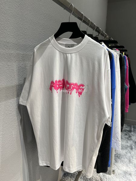 women's t-shirt spring and summer high version b home front graffiti pullover round neck loose men's women's same t-shirt sho, White
women's t-shirt spring and summer high version b home front graffiti pullover round neck loose men's women's same t-shirt sho, White