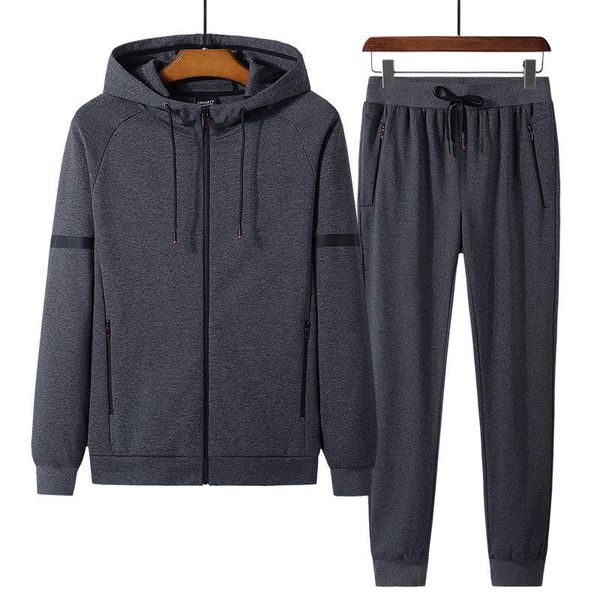 men's tracksuits sets tracksuit men autumn winter sportwear track suit two piece fashion sweatshirt +sweatpants mens clothing 8xl conju, Gray
men's tracksuits sets tracksuit men autumn winter sportwear track suit two piece fashion sweatshirt +sweatpants mens clothing 8xl conju, Gray