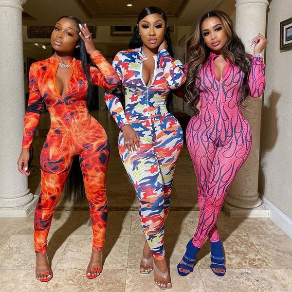 women's jumpsuits & rompers print women jumpsuit zipper long sleeve sporty fitness skinny bodycon bodysuits night club overalls outfits, Black;white
women's jumpsuits & rompers print women jumpsuit zipper long sleeve sporty fitness skinny bodycon bodysuits night club overalls outfits, Black;white