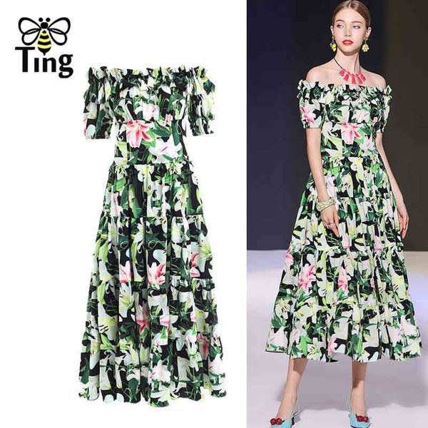 summer designer vacation dress women's ruched fashion green lily flower print a-line midi party robe chic 210513, Black;gray
summer designer vacation dress women's ruched fashion green lily flower print a-line midi party robe chic 210513, Black;gray