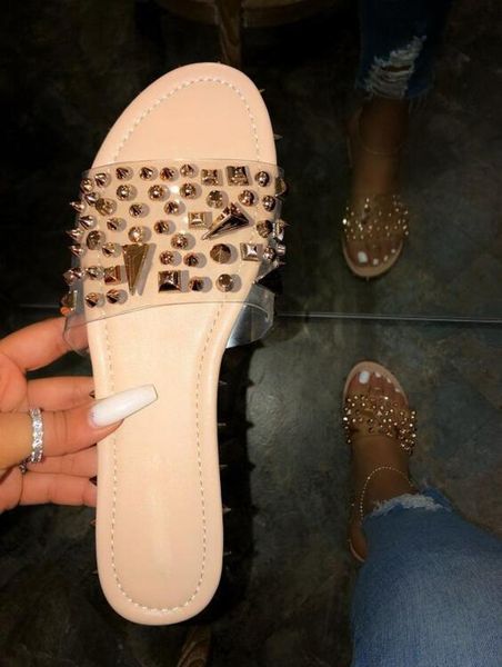 slippers women outdoor beach flat summer rivet rhinestone flip flop home sandals casual snake pattern transparent open toe shoes, Black
slippers women outdoor beach flat summer rivet rhinestone flip flop home sandals casual snake pattern transparent open toe shoes, Black