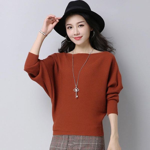 women's sweaters oversize female slash neck batwing sleeve 3xl casual jumper sweater thick elestic womens knitted crochet winter crops, White;black
women's sweaters oversize female slash neck batwing sleeve 3xl casual jumper sweater thick elestic womens knitted crochet winter crops, White;black