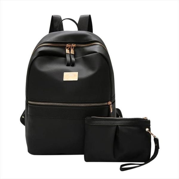 2pcs set fashion women backpack black with small purse teenager girls pu leather school bag female daily travel
2pcs set fashion women backpack black with small purse teenager girls pu leather school bag female daily travel