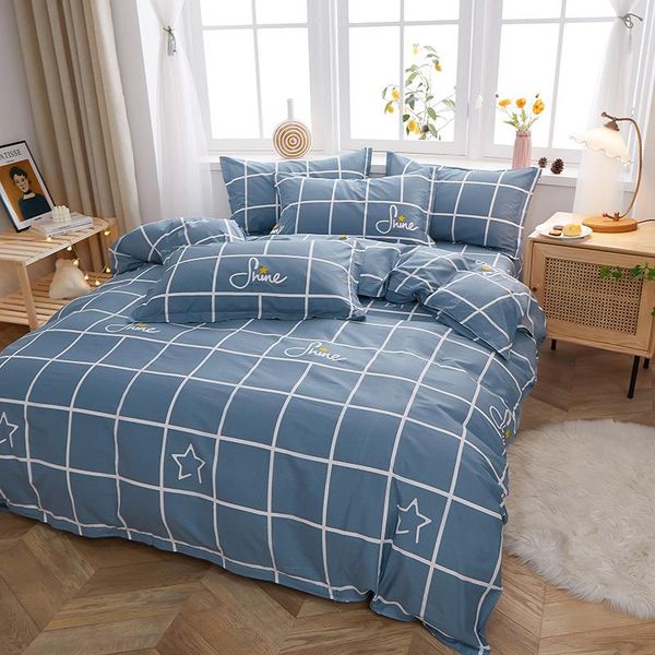 bedding sets soft cotton blue stripe duvet cover single double bed linens pillowcase nordic quilt covers bedclothes
bedding sets soft cotton blue stripe duvet cover single double bed linens pillowcase nordic quilt covers bedclothes