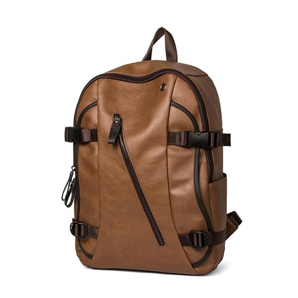 backpack trendy men pu leather classic men's casual & travel bags western college bookbag lapcomputer
backpack trendy men pu leather classic men's casual & travel bags western college bookbag lapcomputer