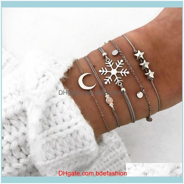 link, bracelets jewelrylink, chain 5 pcs/set vintage snowflake moon star gem pendant bracelet women charm infinity boho jewelry aessories dr, Black
link, bracelets jewelrylink, chain 5 pcs/set vintage snowflake moon star gem pendant bracelet women charm infinity boho jewelry aessories dr, Black