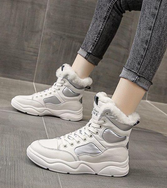 boots rimocy silver lace up pu leather women winter warm thicken plush patchwork snow woman waterproof platform shoes 2021, Black
boots rimocy silver lace up pu leather women winter warm thicken plush patchwork snow woman waterproof platform shoes 2021, Black