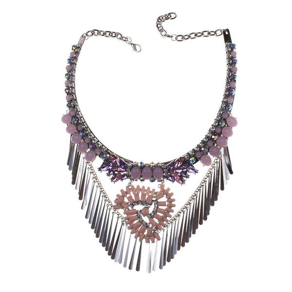 chokers jerpvte design acrylic beads statement necklaces & pendants fashion metal tassel maxi collar necklace for women girl, Golden;silver
chokers jerpvte design acrylic beads statement necklaces & pendants fashion metal tassel maxi collar necklace for women girl, Golden;silver