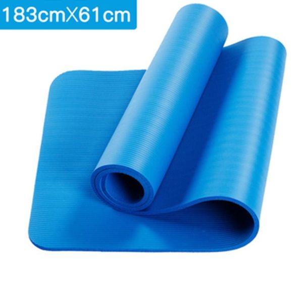 183*61*10mm universal yoga mat female thick nbr gymnastics exercise pad for body building durable sports pilates training mats
183*61*10mm universal yoga mat female thick nbr gymnastics exercise pad for body building durable sports pilates training mats