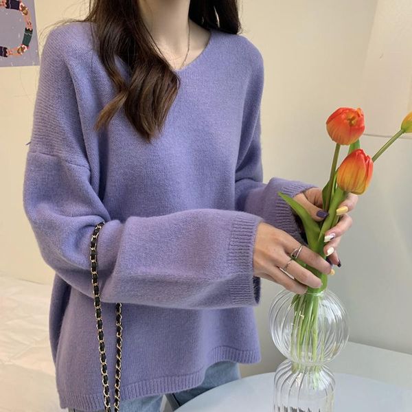 women's sweaters korean for women autumn winter knitted sweater 2021 pullover ladies clothing jersey mujer zjt988, White;black
women's sweaters korean for women autumn winter knitted sweater 2021 pullover ladies clothing jersey mujer zjt988, White;black