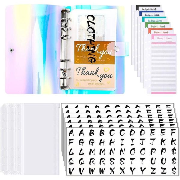 gift wrap a6 binder pocket,waterproof 6-ring binder, envelopes,budget sheet and black letter labels,suitable for planning manual
gift wrap a6 binder pocket,waterproof 6-ring binder, envelopes,budget sheet and black letter labels,suitable for planning manual