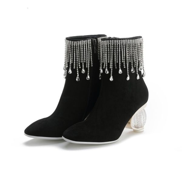 boots olomm female winter boots beautiful ankle strass weird style toe heels round foot black women's party shoes size eua 4-10.5 wmqw
boots olomm female winter boots beautiful ankle strass weird style toe heels round foot black women's party shoes size eua 4-10.5 wmqw