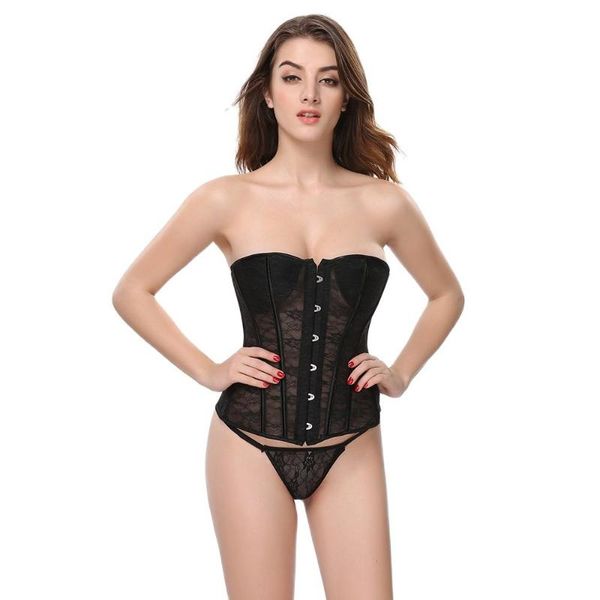 bustiers & corsets black transparent women body shapewear floral lace up boned padded lingerie corset bustier with bra 832#, Black;white
bustiers & corsets black transparent women body shapewear floral lace up boned padded lingerie corset bustier with bra 832#, Black;white
