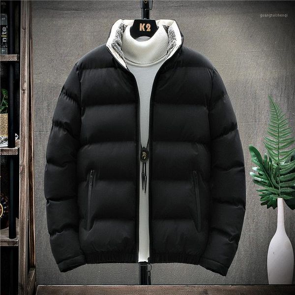 men's down & parkas men autumn winter warm thicken padded jackets stand collar zipper cotton coat jacket male slim coats casual jaqueta, Black
men's down & parkas men autumn winter warm thicken padded jackets stand collar zipper cotton coat jacket male slim coats casual jaqueta, Black