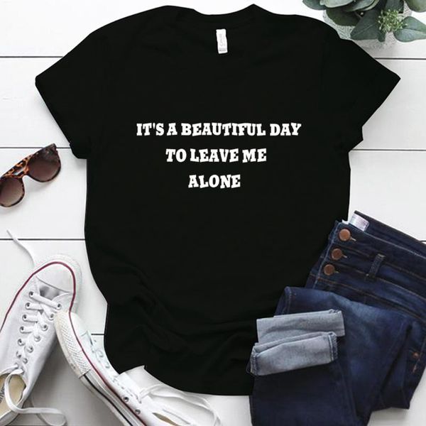 women's t-shirt it's a beautiful day to leave me alone letter print tshirt women harajuku plus size short sleeve t shirt for tshir, White
women's t-shirt it's a beautiful day to leave me alone letter print tshirt women harajuku plus size short sleeve t shirt for tshir, White