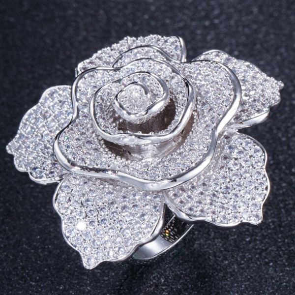 wedding rings zlxgirl jewelry classic women's rose flower nice women bridal anel copper bags, Slivery;golden
wedding rings zlxgirl jewelry classic women's rose flower nice women bridal anel copper bags, Slivery;golden