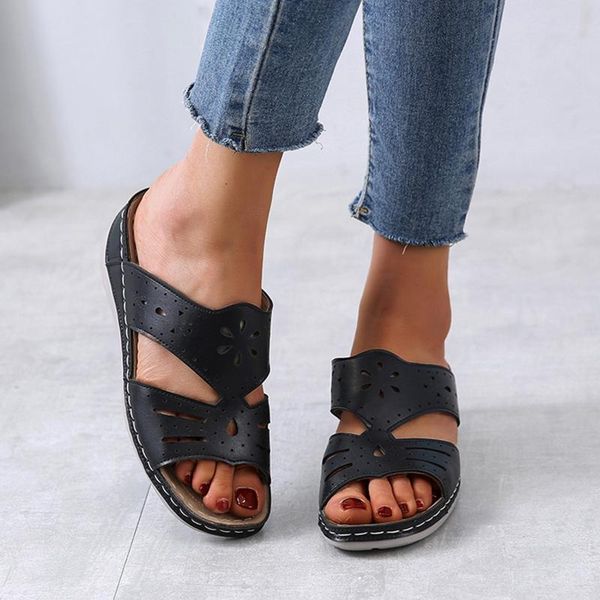 sandals woman shoes casual comfortable fashion hollow out wedges slip on outdoor slippers beach, Black
sandals woman shoes casual comfortable fashion hollow out wedges slip on outdoor slippers beach, Black