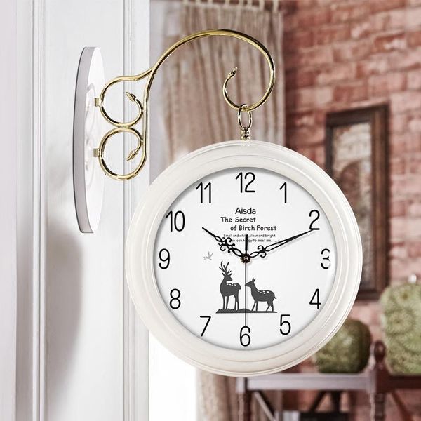 wall clocks modern clock double sided simple silent wooden nordic quartz creative animal relojes decoration home xx60wc
wall clocks modern clock double sided simple silent wooden nordic quartz creative animal relojes decoration home xx60wc